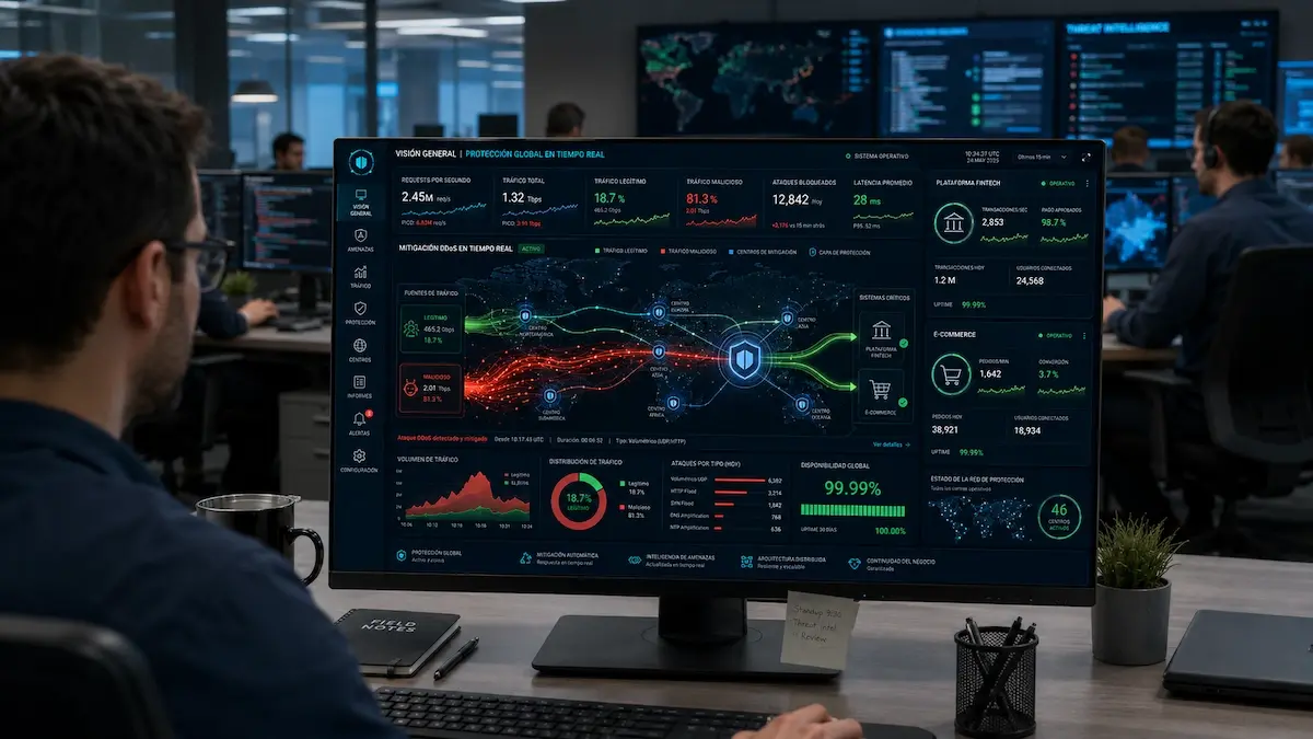 Mitigación de ataques DDoS para fintech y retail en 2026